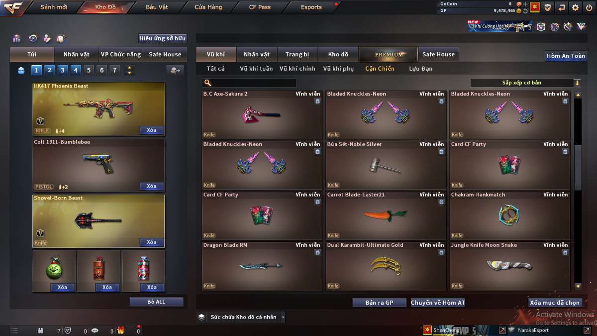 shop acc cf uy tin gia re